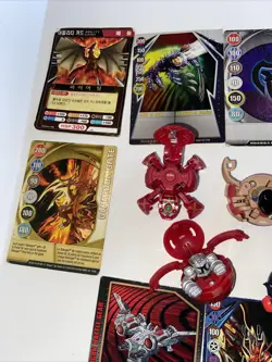 Bakugan Battle Brawlers Lot Of 7 with cards Lot D - Image 5