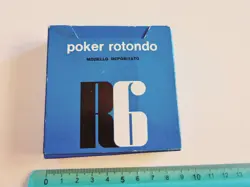 CARTE DA GIOCO POKER ROTONDO R6 ERRESEI VINTAGE ORIGINAL PLAYING CARDS NEW - Image 1