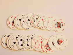 CARTE DA GIOCO POKER ROTONDO R6 ERRESEI VINTAGE ORIGINAL PLAYING CARDS NEW - Image 3