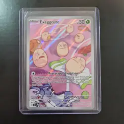 Pokemon Card Exeggcute 192/191 Illustration Rare Surging Sparks Near Mint - Image 3