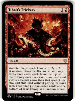Tibalt's Trickery 153 Rare Kaldheim Magic: The Gathering Near Mint - Image 1