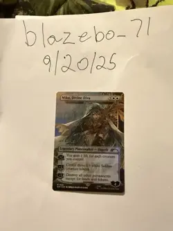 Miku, Divine Diva - Elspeth Tirel (Rainbow Foil) Secret Lair Drop Foil - Image 3