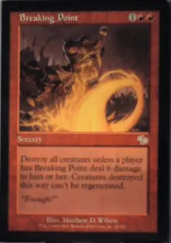 Breaking Point - Judgment: #81, Magic: The Gathering Nm C345 - Image 1