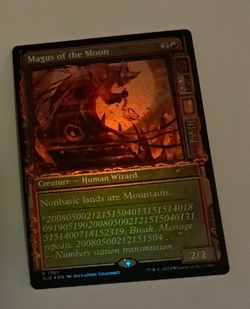 Magus of the Moon FOIL NM Duskmourn Showcase Secret Lair MTG Magic the Gathering - Image 1
