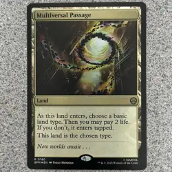 Multiversal Passage 0180 Rare Land EN x Wizards of the Coast MTG NM - Image 1