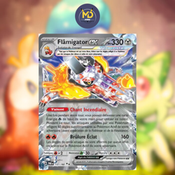 Carte Pokemon Francaise - Flamigator EX 137/182 - Faille Paradoxe - Image 1