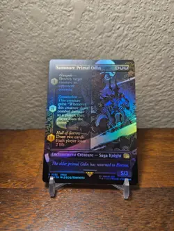 Summon: Primal Odin (Borderless) MTG Final Fantasy Foil - Image 1