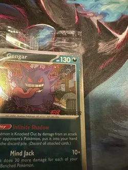 Pokemon TCG - Gengar 050/088 EB Games Stamped & Sealed Promo WITH SWIRL - Image 2