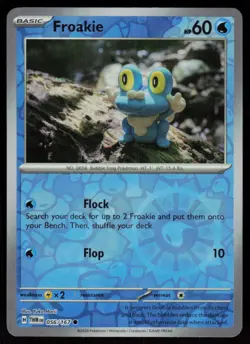 Froakie 056/167 Common Twilight Masquerade Pokemon Reverse Holo Near Mint - Image 1