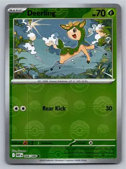Deerling (Poke Ball Pattern) 006/086 Common White Flare Pokemon Holo Near Mint - Image 1