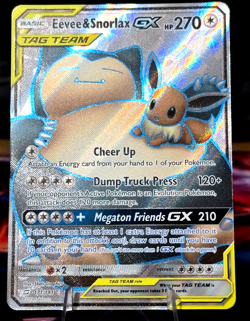 Eevee & Snorlax GX 171/181 Ultra Rare Team Up - Pokemon TCG NM/M 💎 - Image 2
