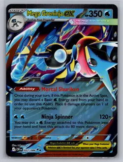 Mega Greninja ex 022/086 Double Rare Chaos Rising Pokemon Holo Near Mint - Image 1