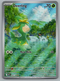 Deerling 091/086 Illustration Rare White Flare Pokemon Holo Near Mint - Image 1