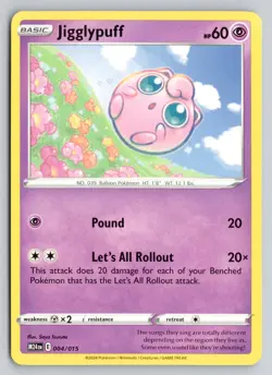 JIGGLYPUFF 004/015 PROMO MCDONALD'S PROMOS 2024 POKEMON NM - Image 1