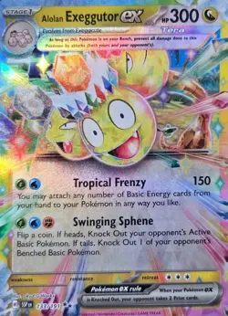 Alolan Exeggutor ex 133/191 - Surging Sparks - NM/M - Pokemon TCG - Image 1