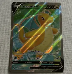 The Pokemon Company 2022 Pokemon GO Dragonite V 076/078 Full Art Holo UR ENG - Image 1