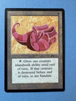 MTG Arabian Nights Edition, Sandals of Abdullah! 1993 Vintage Magic. - Image 1