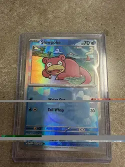 Pokemon TCG Slowpoke Poke ball Reverse Holo Card 018/131 Prismatic Evolutions - Image 1