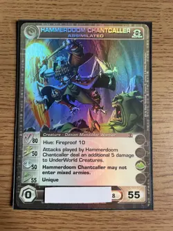 Chaotic Hammerdoom Chantcaller Assimilated MAX C & P NM Super Rare Card - Image 2
