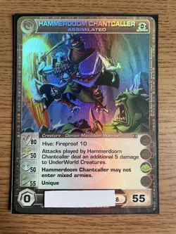 Chaotic Hammerdoom Chantcaller Assimilated MAX C & P NM Super Rare Card - Image 3