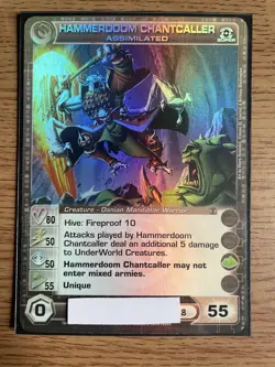 Chaotic Hammerdoom Chantcaller Assimilated MAX C & P NM Super Rare Card - Image 4