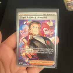 Pokemon TCG Team Rockets Giovanni Destined Rivals Card 238/182 Sir - Image 5