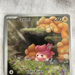 Pokemon - Pawmi - 226/091 - SV Paldean Fates - Shiny Illustration Rare Card - Image 2