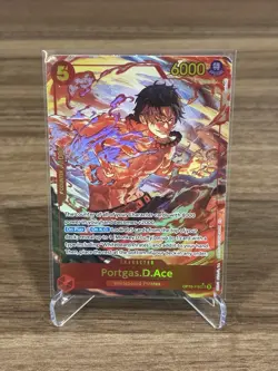 One Piece TCG Portgas D SEC Ace Alt Art (OP16-118) (English) - Image 1
