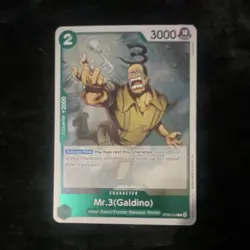 Bandai One Piece Card Game Mr.3 (Galdino) ST30-014 Foil Alt Art English - Image 1