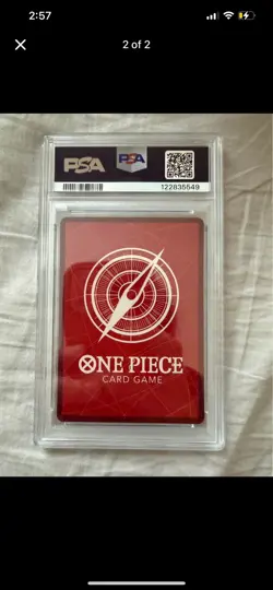 2025 ONE PIECE PROMOS DODGERS X ONE PIECE NIGHT #010 MONKEY D. LUFFY PSA 10 - Image 2