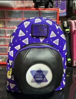 Loungefly - Magic 8 Ball Lenticular Mini Backpack - Purple/Black - NWT - Image 1