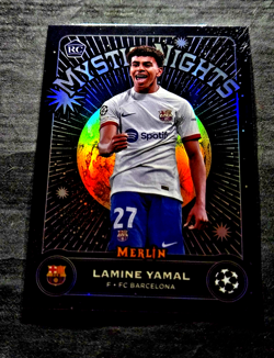 2023-24 Topps Merlin Mystic Nights RC Lamine Yamal Rookie Refractor MN-8 MINT 🔮 - Image 5