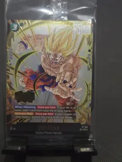 Son Goku FP-034 Release Event Winner Promo Gold Sealed Dragon Ball Card English - Image 1