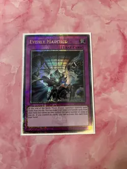 Yugioh: Evenly Matched - Quarter Century Secret Rare - RA01-EN074 - NM - Image 1