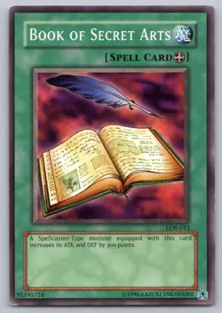 Book of Secret Arts LOB-043 The Legend of Blue Eyes White Dragon Yu-Gi-Oh MP - Image 1