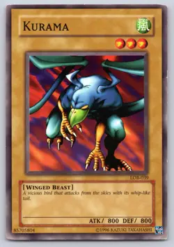 Kurama LOB-039 The Legend of Blue Eyes White Dragon Yu-Gi-Oh MP - Image 1