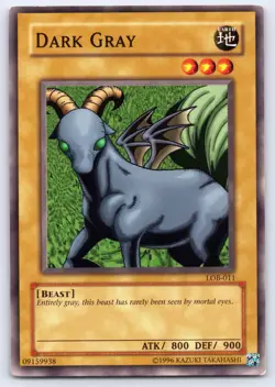 Dark Gray LOB-011 The Legend of Blue Eyes White Dragon Yu-Gi-Oh MP - Image 1