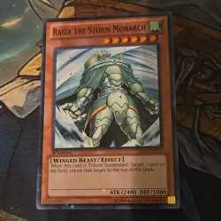Yu-Gi-Oh! Raiza the Storm Monarch Starfoil Rare Foil BP01-EN015 1st Ed EN - Image 1