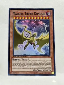 YuGiOh! Malefic Truth Dragon - CT09-EN016 - Limited Edition - Super Rare - NM - Image 1