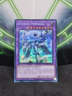 Yugioh Invoked Mechaba Alt Art MP24-EN059 1st Edition Prismatic Secret Rare NM - Image 1