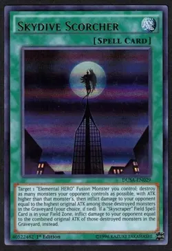 Yugioh Skydive Scorcher DUSA-EN029 Ultra Rare 1st Ed - LP - Image 1