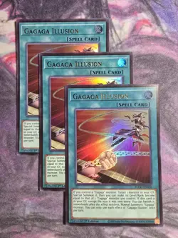 3x Gagaga Illusion 1st Edition Ultra Rare BLGG-EN036 Yu-Gi-Oh! - Image 1