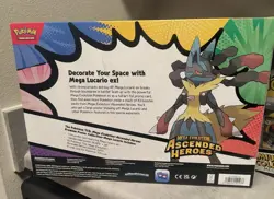Pokemon Ascended Heroes Premium Poster Collection Mega Lucario Lot Of 2 Sealed!! - Image 2