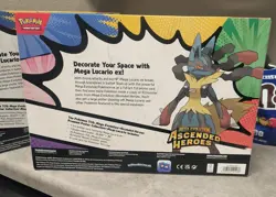 Pokemon Ascended Heroes Premium Poster Collection Mega Lucario Lot Of 2 Sealed!! - Image 3