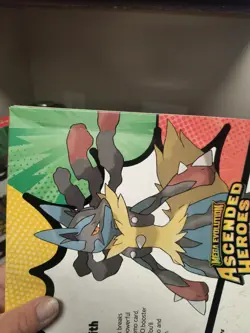 Pokemon Ascended Heroes Premium Poster Collection Mega Lucario Lot Of 2 Sealed!! - Image 4