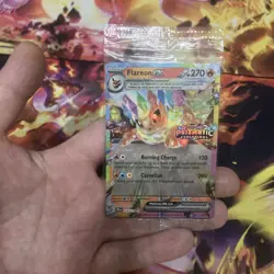Pokemon Prismatic Evolutions - Flareon EX 014/131 - Sealed Stamp Promo - Image 1