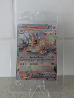 Pokemon Prismatic Evolutions - Flareon EX 014/131 - Sealed Stamp Promo - Image 1