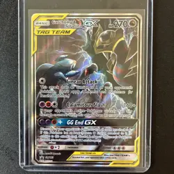 Pokemon Garchomp & Giratina GX Full Art Promo Tag Team SM193 NEAR MINT - Image 1
