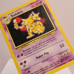 Pokemon TCG - Kadabra 32/102 Base Set Uncommon WOTC 1999 - PL - Image 1