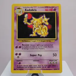 Pokemon TCG - Kadabra 32/102 Base Set Uncommon WOTC 1999 - PL - Image 2